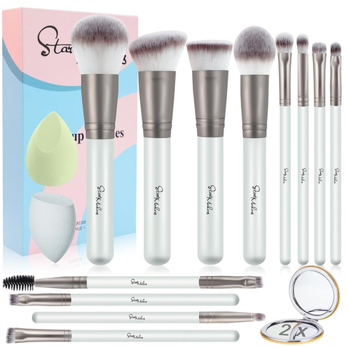 Make pinselset teilig - make-up-pinselset, 12-teilig