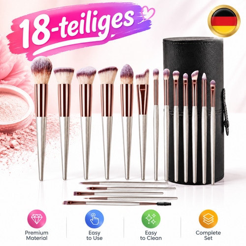 Teile make pinsel set - 18,