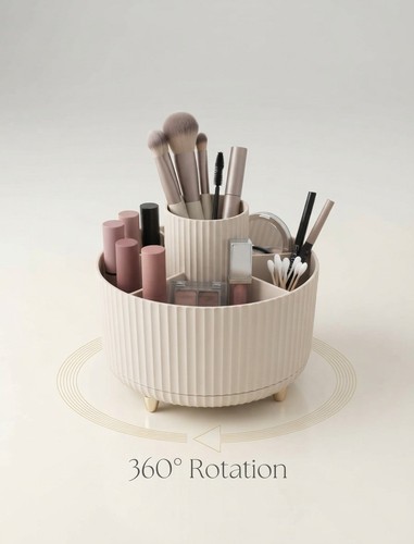 Kosmetik organizer beige 360 - organizer, 360°