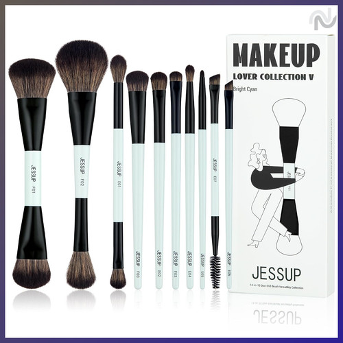 Makeup pinselset tlg - pinselset, 10-tlg